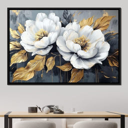 Golden Petals Harmony - Wildrose Creations - NicheCanvas