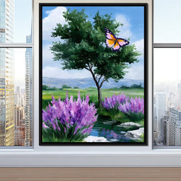 Butterfly Meadow Tranquility - NicheCanvas