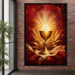 Sacred Grain and Golden Cup - NicheCanvas