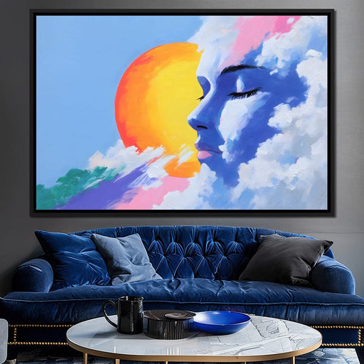 Dreamscape of Sunlit Skies Canvas Print