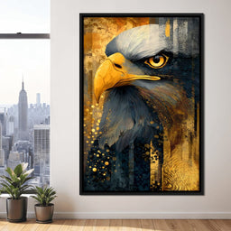 Golden Majesty of Flight - NicheCanvas