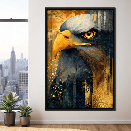 Golden Majesty of Flight Canvas Print