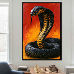 Airbrush Cobra Retro Style - NicheCanvas