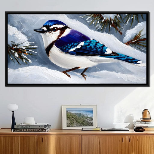 Winter Plume Tranquility Canvas Print