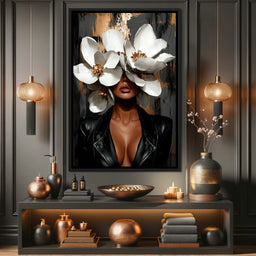 Golden Petals of Elegance - Cole Williams - NicheCanvas