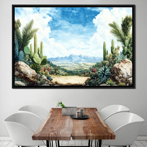 Desert Vista Dreams Alive Canvas Print