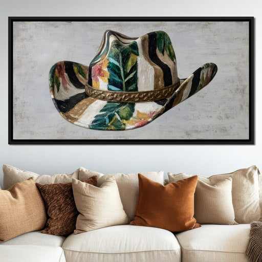 Floral Elegance Western Charm Canvas Print