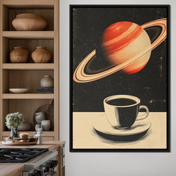 Cosmic Brew Beyond Horizons - NicheCanvas