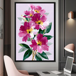 Pink Peony Garden - NicheCanvas