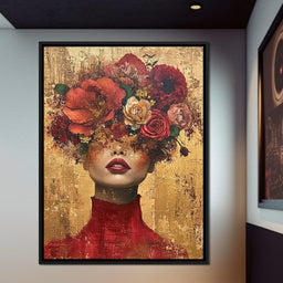 Blossom Crowned Silence - NicheCanvas