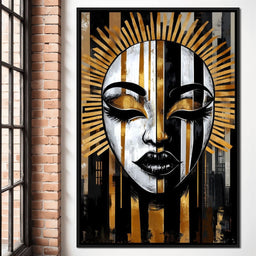 Golden Radiance Masked Essence - NicheCanvas