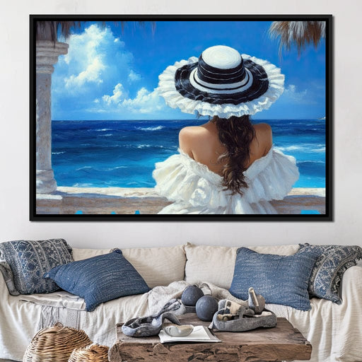 Wall26 16x24 Beach Wall Art - Tropical Landscape Canvas Print, Framed & Ready To Hang