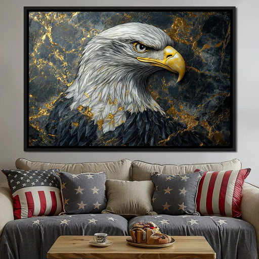 Majestic Eagle Golden Realm Canvas Print
