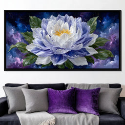 Starlit Peony Luminescence - NicheCanvas