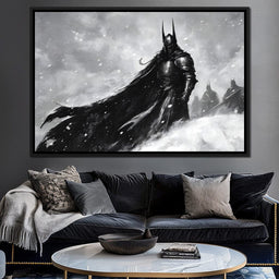 Knight of Winter Shadows - NicheCanvas