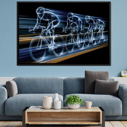 Velocity of the Wireframe Peloton - NicheCanvas
