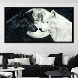 Lunar Wolves - NicheCanvas