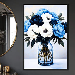 Floral Symphony in Glass - NicheCanvas