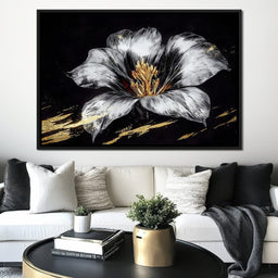 Golden Bloom Harmony Bliss - NicheCanvas