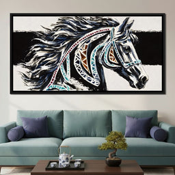 Majestic Stallion Tapestry - Alicia Smith - NicheCanvas