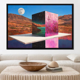 Celestial Pink Cube - NicheCanvas