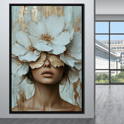 Golden Petal Head - Cole Williams - NicheCanvas