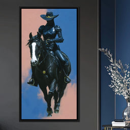 Night Rider of Midnight Steel - NicheCanvas