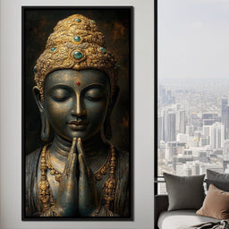 Golden Buddha Tranquility - NicheCanvas