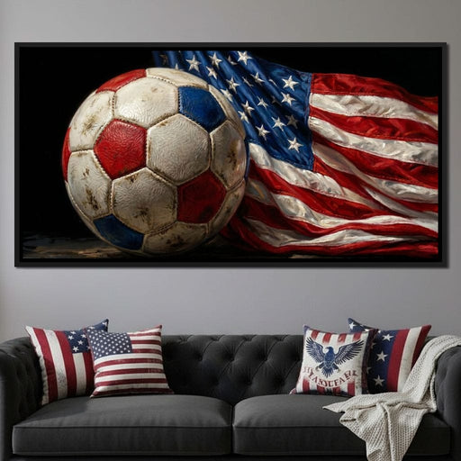 National Soccer Pride Canvas Print
