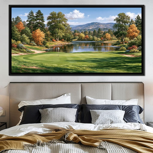 Quiet Morning At The Hidden Fairway Canvas Print