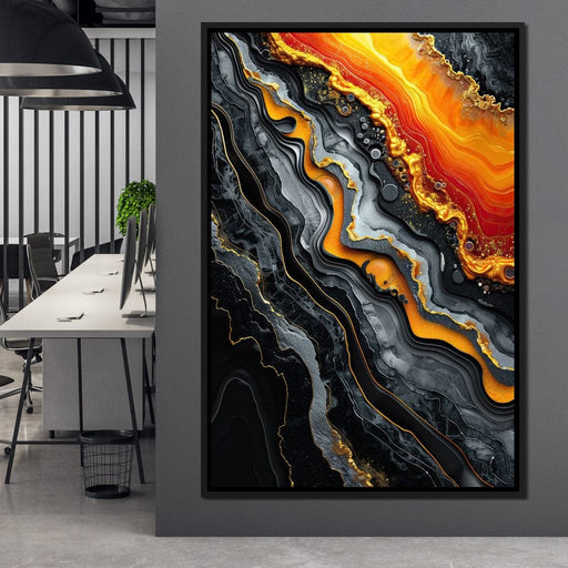 Magmatic Flux Convergence Canvas Print