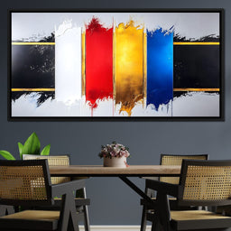 Vibrant Cascade of Colors - NicheCanvas