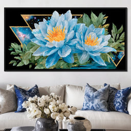 Stellar Lotus Blossom Radiance - NicheCanvas