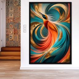 Gilded Flight Of The Radiant Plume - NicheCanvas