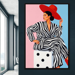 The Dice and the Diva - TooplesArt - NicheCanvas