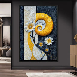 Golden Swirl - TooplesArt - NicheCanvas