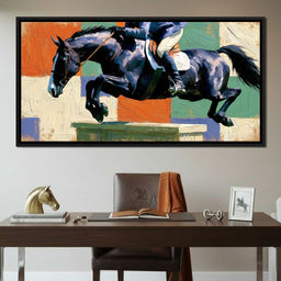 Galloping Through Fields of Color - NicheCanvas