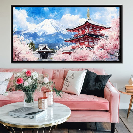 Mountains of Petal Dreams Canvas Print