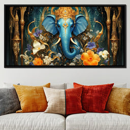 Radiant Majesty of the Elephant - NicheCanvas