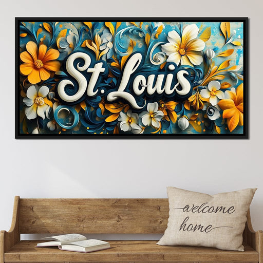 St Louis Foral Symphony Canvas Print