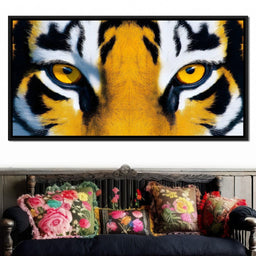 Gaze of the Jungle Tiger - NicheCanvas