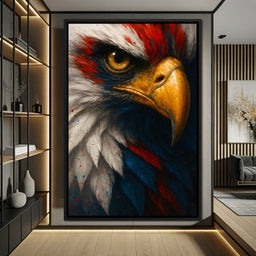 Majestic Gaze of Freedom - NicheCanvas