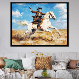 Rider of the Endless Plains - NicheCanvas