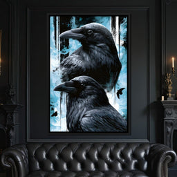 Silent Ravens Watchers Of The Cold - NicheCanvas