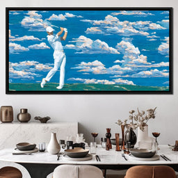 Swinging Through Dream Clouds - NicheCanvas