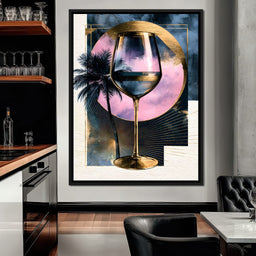 Solstice Evening at the Coastal Lounge - NicheCanvas
