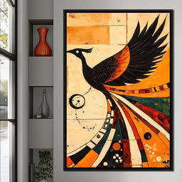 Phoenix in Dawn Flight - NicheCanvas