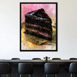 Decadent Slice Of Midnight - NicheCanvas