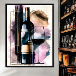 Still Life With Gold And Grape - NicheCanvas