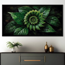 Tropical Fern Leaf Bouquet - NicheCanvas